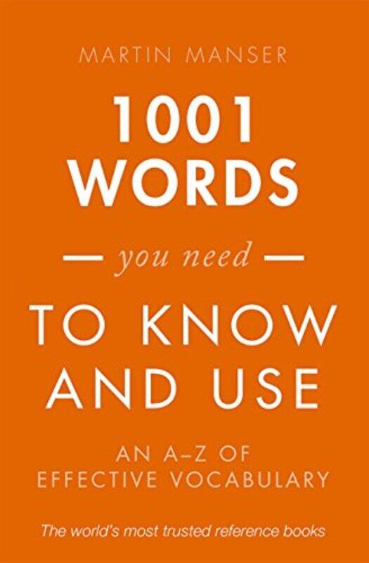 

1001 Words You Need To Know and Use by Alan W -Paperback