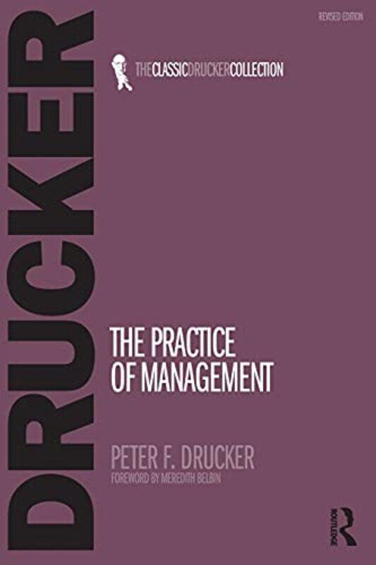 

The Practice Of Management by Peter Drucker-Paperback