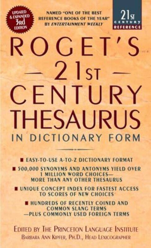 

Rogets 21st Century Thesaurus Third Edition by Nicole Aschoff-Paperback