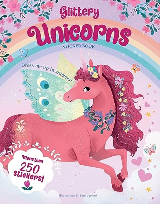 Glittery Unicorns Sticker Book by Sara Ugolotti-Paperback