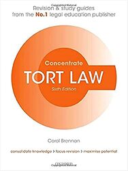 Tort Law Concentrate Law Revision And Study Guide by Brennan, Carol (Teaching Fellow, University of London) Paperback