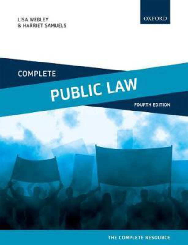 Complete Public Law: Text, Cases, and Materials, Paperback Book, By: Lisa Webley