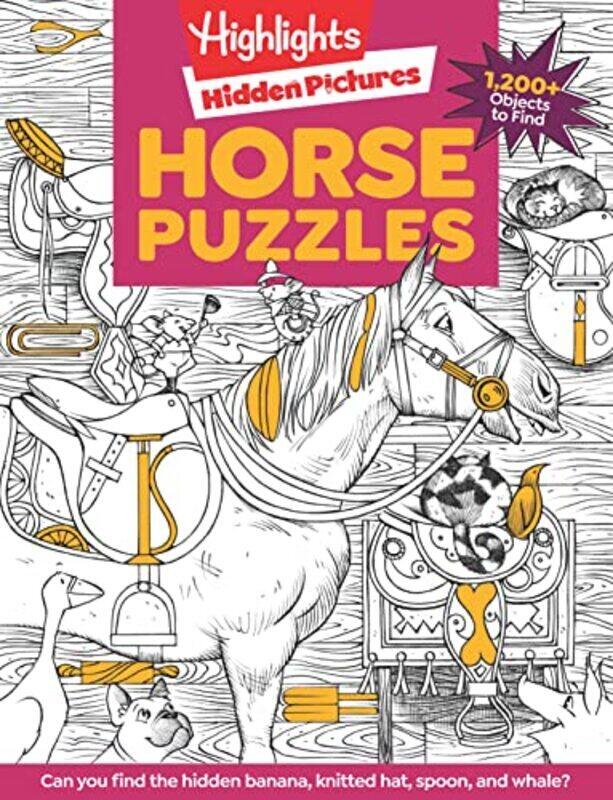 

Horse Puzzles , Paperback by Highlights