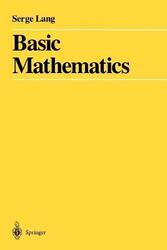 Basic Mathematics,Paperback, By:Lang, Serge