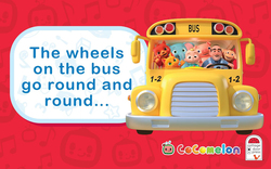 Cocomelon Wheels on the Bus, Board Book, By: Scarlett Wing