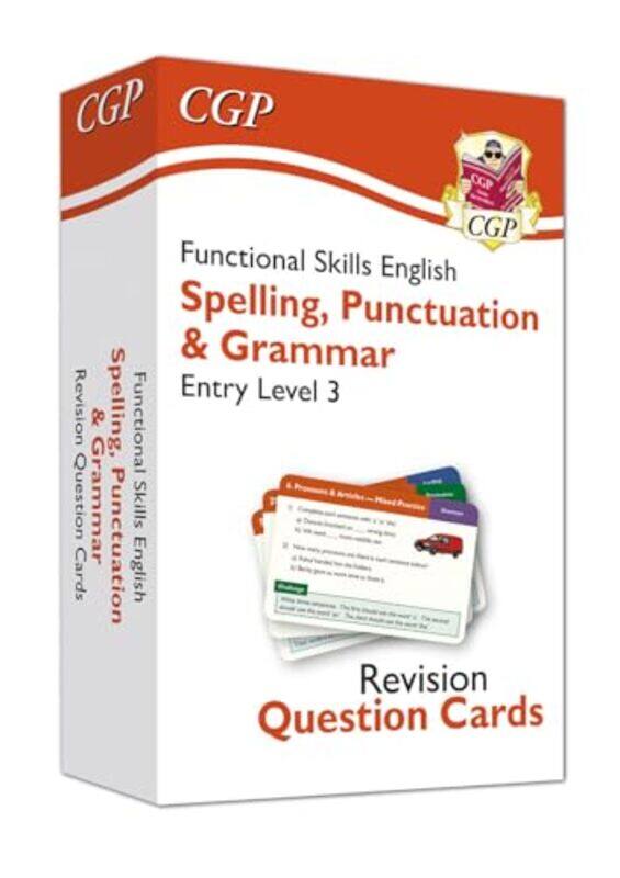 

Functional Skills English Revision Question Cards Spelling Punctuation & Grammar Entry Level 3 by David BorgenichtJoshua Piven-Hardcover