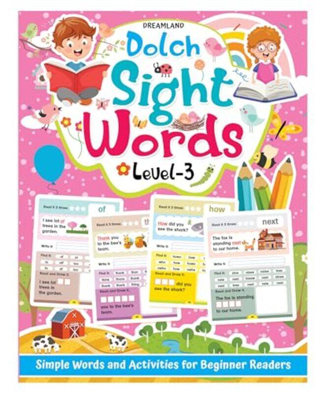 

Dolch Sight Words Level 3 Simple Words and Activities for Beginner Readers by Dreamland Publications - Paperback