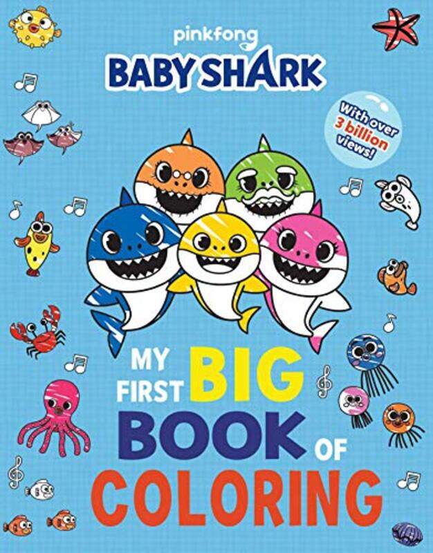 

Baby Shark Act My 1St Big Bk Of Coloring By Coloring - Paperback