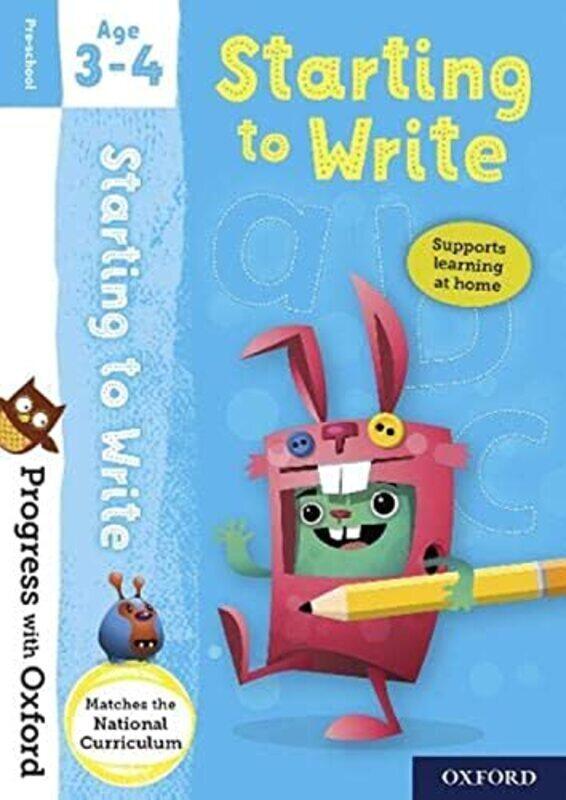 

Progress With Oxford Starting To Write Age 34 By Snashall, Sarah Paperback
