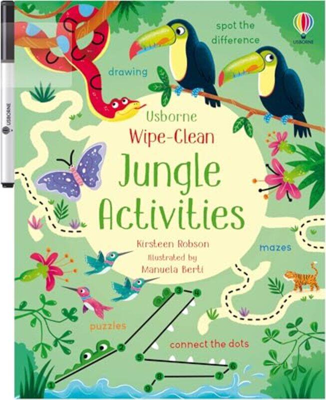 

Wipe Clean Jungle Activities By Robson Kirsteen - Paperback