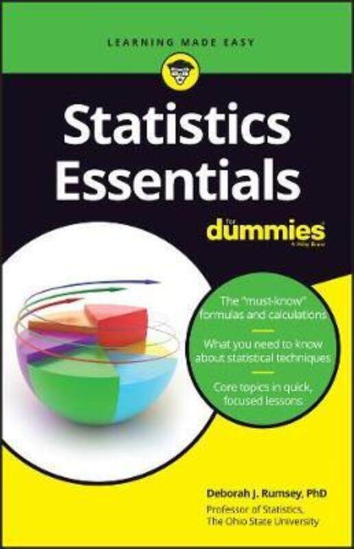 

Statistics Essentials For Dummies.paperback,By :Rumsey, Deborah J.