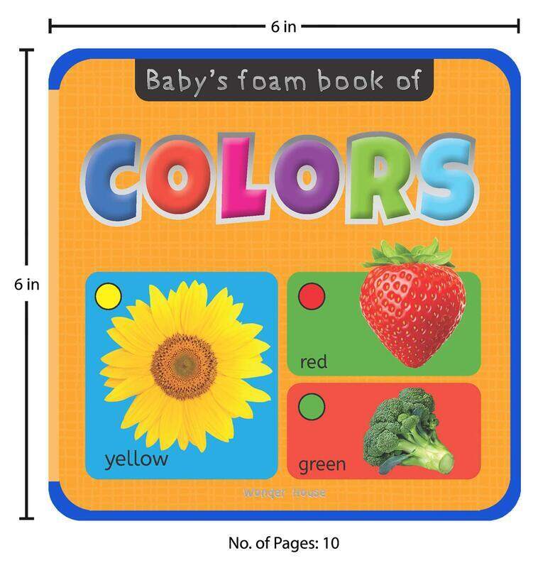 

Baby's Foam Book of Colors, Board Book, By: Wonder House Books