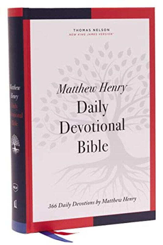 

Nkjv Matthew Henry Daily Devotional Bible Hardcover Red Letter Thumb Indexed Comfort Print by Thomas Nelson-Hardcover