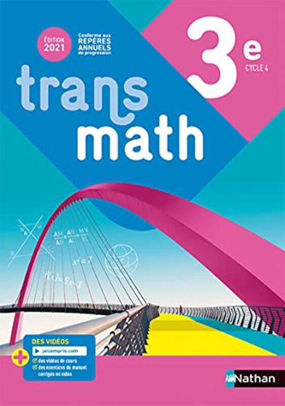 Transmath Math Matiques 3E Manuel L Ve 2021 By NATHAN Paperback