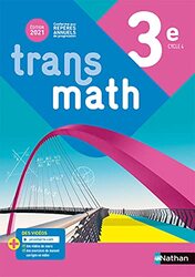 Transmath Math Matiques 3E Manuel L Ve 2021 By NATHAN Paperback
