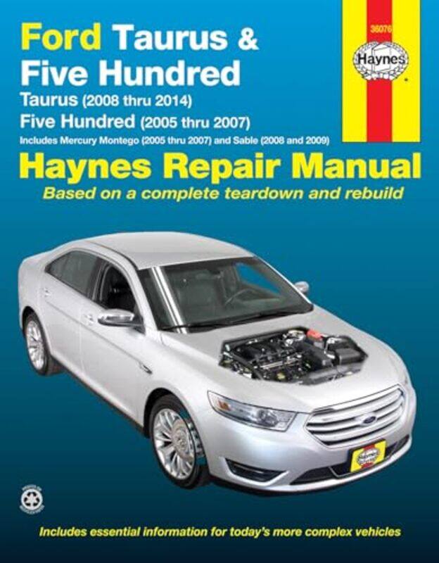 

Ford Taurus 0814 and Five Hundred 0507 and Mercury Montego 0507 and Sable 0809 Haynes Repair Manual USA by Haynes Publishing-Paperback