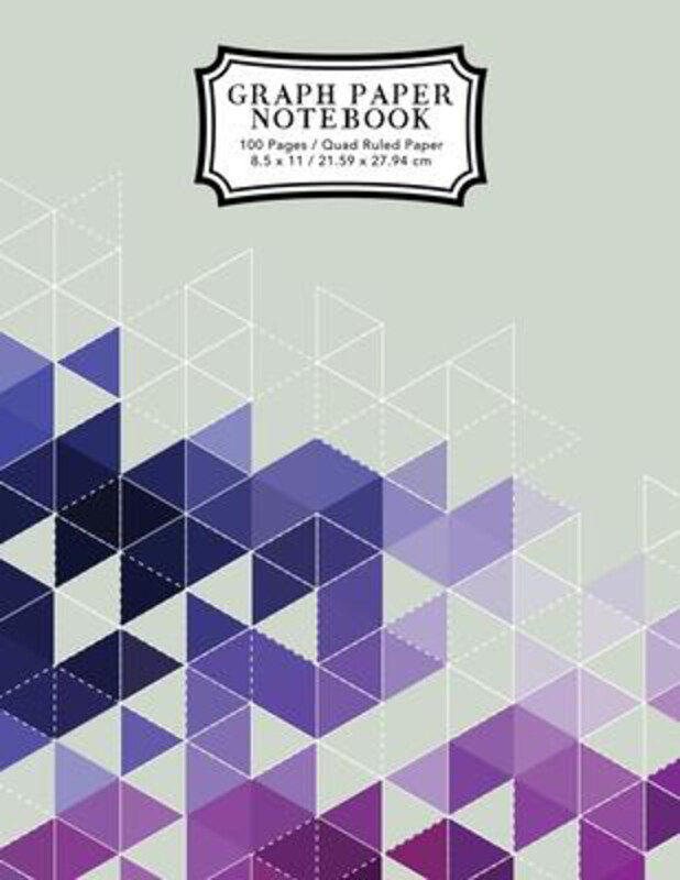 

Graph Paper Notebook: Purple Grid Boxes Grid Paper Composition Notebook, Graphing Paper, Quad Ruled, Paperback Book, By: Young Dreamers Press
