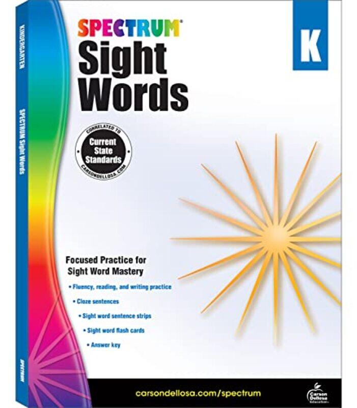 

Spectrum Sight Words Grade K by Spectrum-Paperback