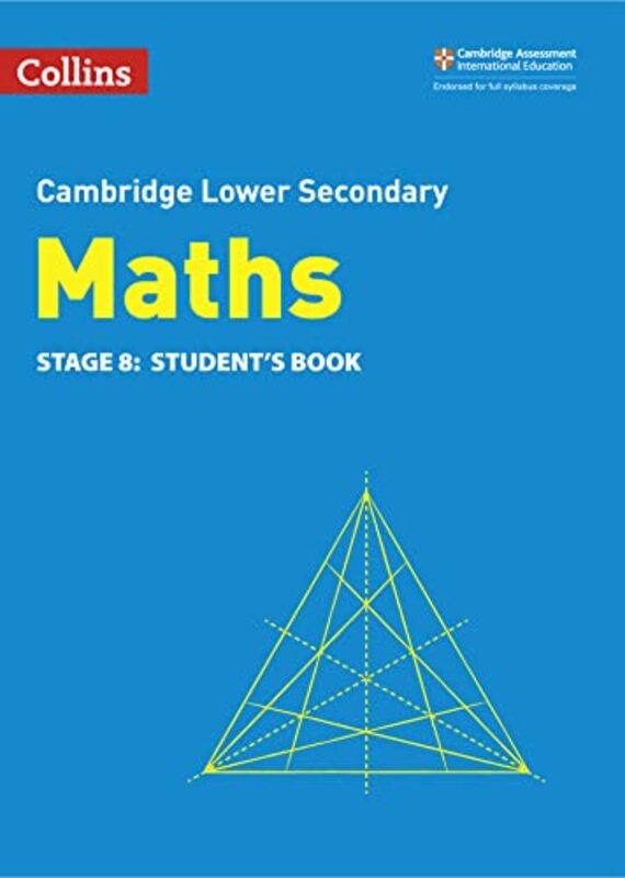 Lower Secondary Maths Students Book: Stage 8 (Collins Cambridge Lower Secondary Maths),Paperback by Cottingham, Belle - Duncombe, Alastair - Ellis, Rob - George, Amanda - Speed, Brian