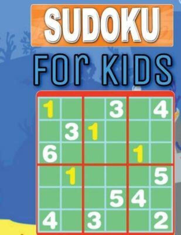 

Sudoku for Kids: Sudoku Puzzles For Kids With Solutions Ages 6- 8,Paperback,ByEdition, Lemghari