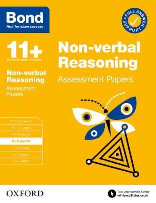 

Bond 11+: Bond 11+ Non-verbal Reasoning Assessment Papers 8-9 years,Paperback by Baines, Andrew