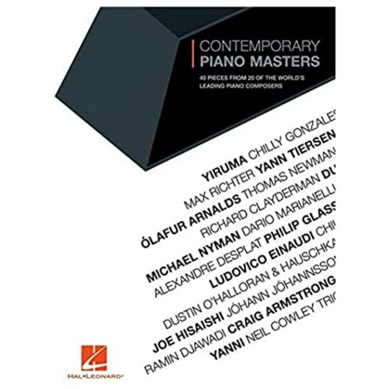 

Contemporary Piano Masters 40 Pieces From 20 Of The Worlds Leading Piano Composers by Hal Leonard Publishing Corporation - Paperback