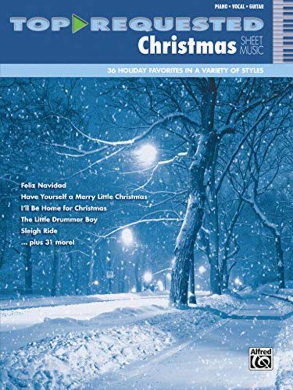 

Top-Requested Christmas Sheet Music: Piano/Vocal/Guitar , Paperback by Alfred Music