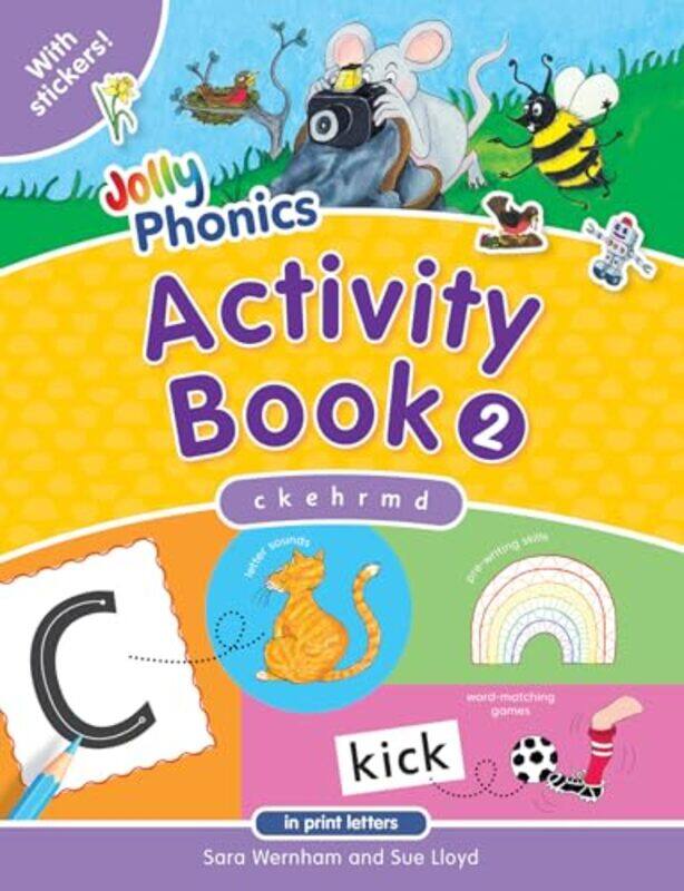 

Jolly Phonics Activity Book 2 In Print Letters American English Edition,Paperback By Wernham, Sara - Lloyd, Sue - Stephen, Lib