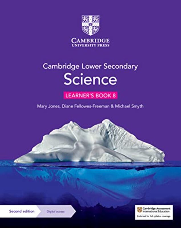 Cambridge Lower Secondary Science Learners Book 8 With Digital Access 1 Year By Mary Jones Paperback