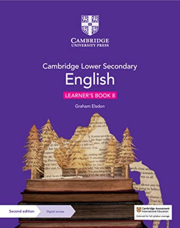 Cambridge Lower Secondary English Learners Book 8 With Digital Access 1 Year By Elsdon, Graham Paperback