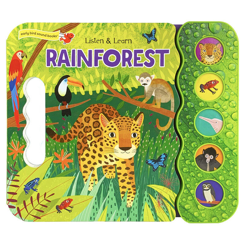 

Rainforest (Early Bird Sound Books 5 Button), Board Book, By: Carmen Crowe