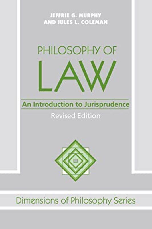 

Philosophy Of Law by Jeffrie G MurphyJules Coleman-Paperback