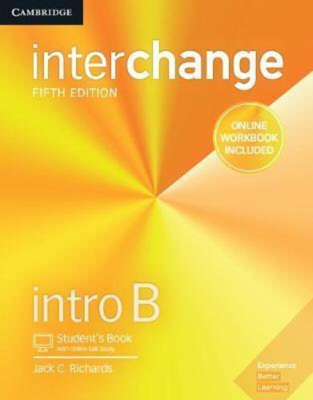 Interchange Intro B Student's Book with Online Self-Study and Online Workbook.paperback,By :Richards, Jack C.