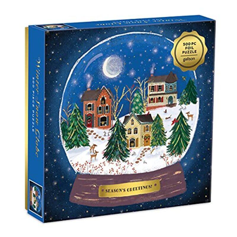 

Puz 500 Foil Winter Snow Globe By Galison, Joy Laforme - Paperback