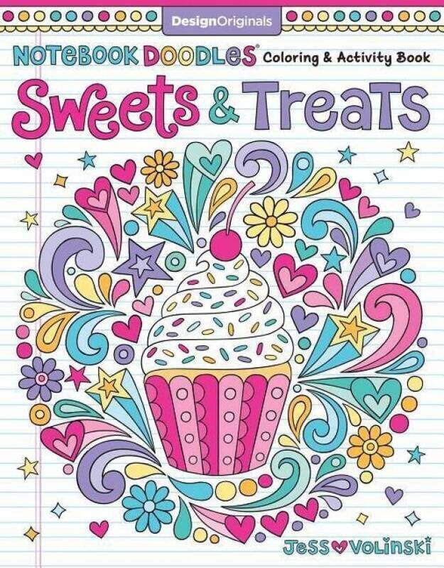 

Notebook Doodles Sweets & Treats: Coloring & Activity Book, Paperback Book, By: Jess Volinski