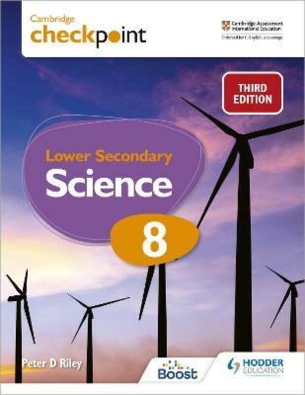 

Cambridge Checkpoint Lower Secondary Science Student's Book 8.paperback,By :Peter Riley