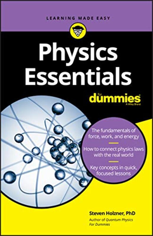 

Physics Essentials For Dummies by Steven MIT - Massachusetts Institute of Technology and Cornell University Holzner-Paperback