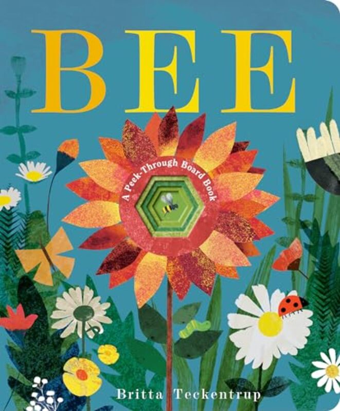 

Bee A Peek Through Board Bk By Teckentrup Britta - Hardcover