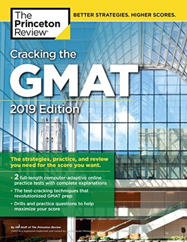 

Cracking the GMAT with 2 Computer-Adaptive Practice Tests: 2019 Edition, Paperback Book, By: Princeton Review