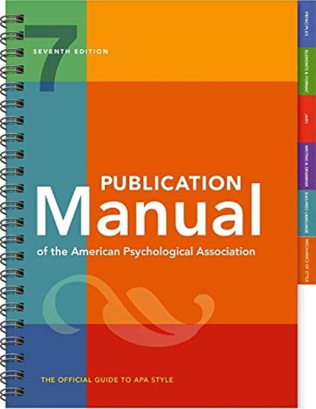 

Publication Manual of the American Psychological Association , Paperback by American Psychological Association