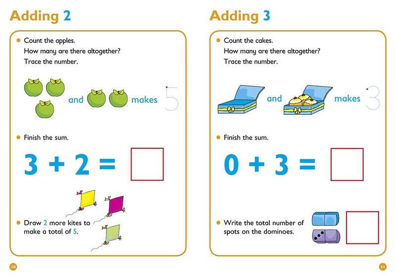 First Sums Age 3-5 Wipe Clean Activity Book: Ideal for Home Learning (Collins Easy Learning Preschoo, Paperback Book, By: Collins Easy Learning