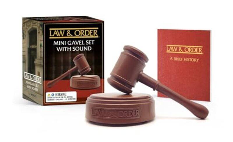 

Law And Order Mini Gavel Set W Sound By Carter Chip - Paperback