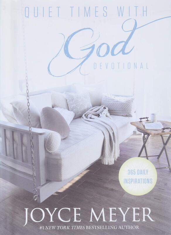 

Quiet Times with God Devotional: 365 Daily Inspirations, Hardcover Book, By: Joyce Meyer