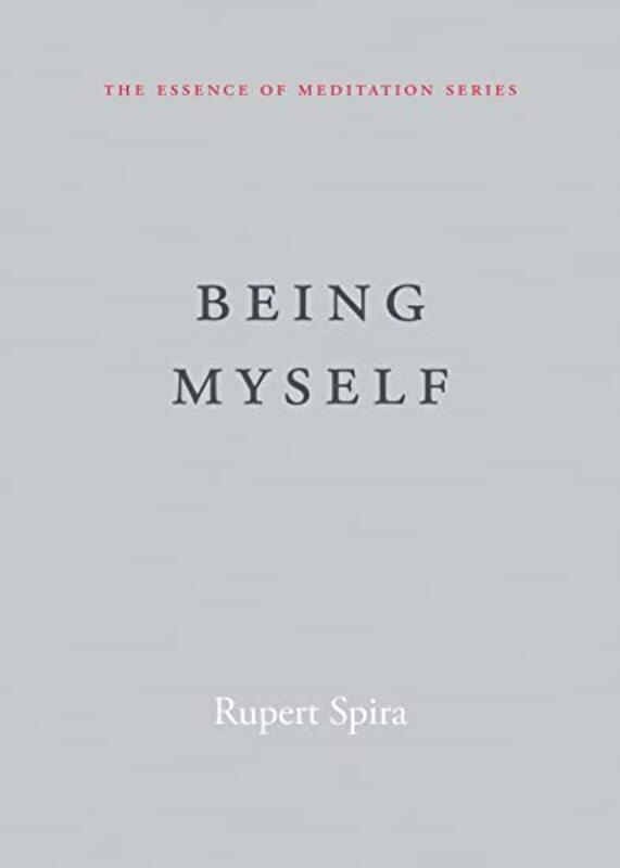 

Being Myself by Rupert Spira-Paperback