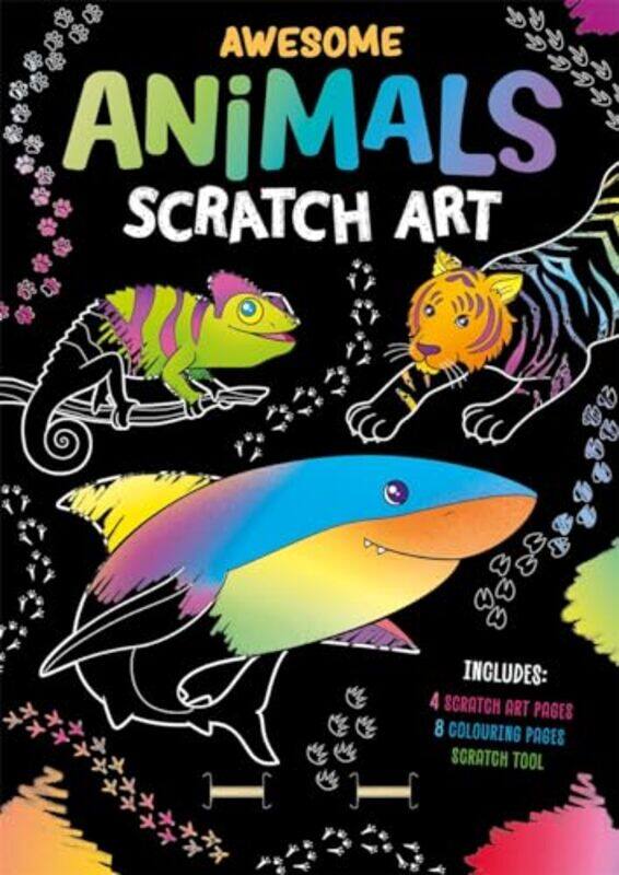 

Awesome Animals Scratch Art by Igloo Books-Paperback