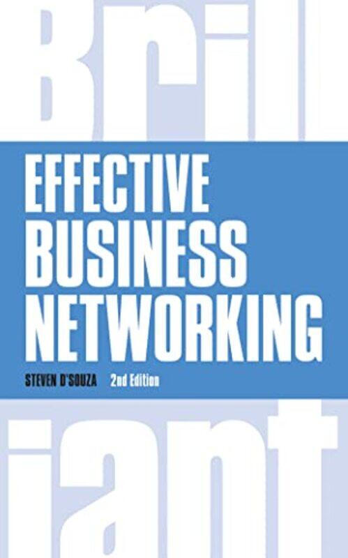 

Effective Business Networking by Steven DSouza-Paperback