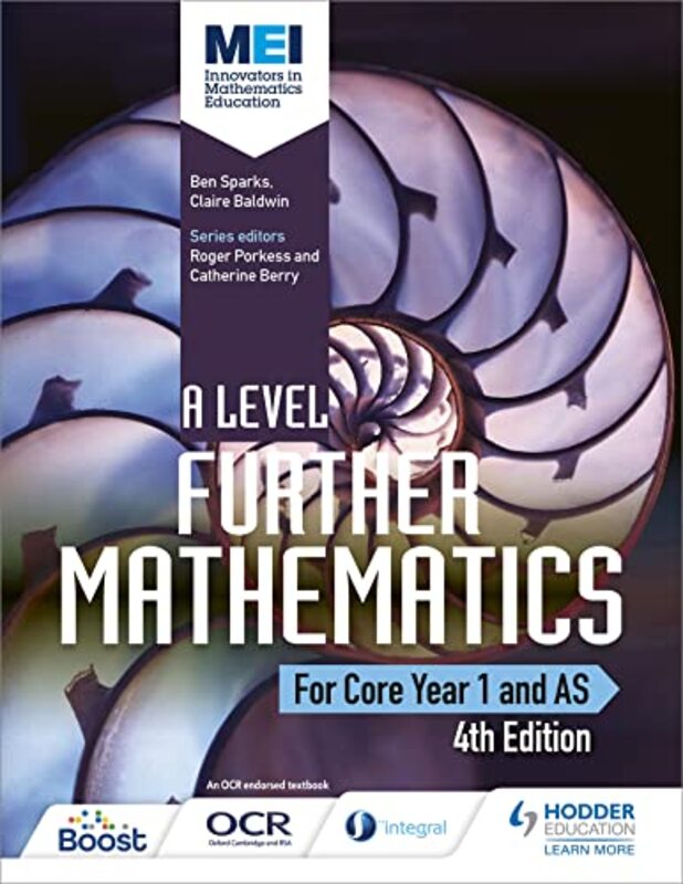 MEI A Level Further Mathematics Core Year 1 AS 4th Edition by Ben SparksClaire Baldwin-Paperback