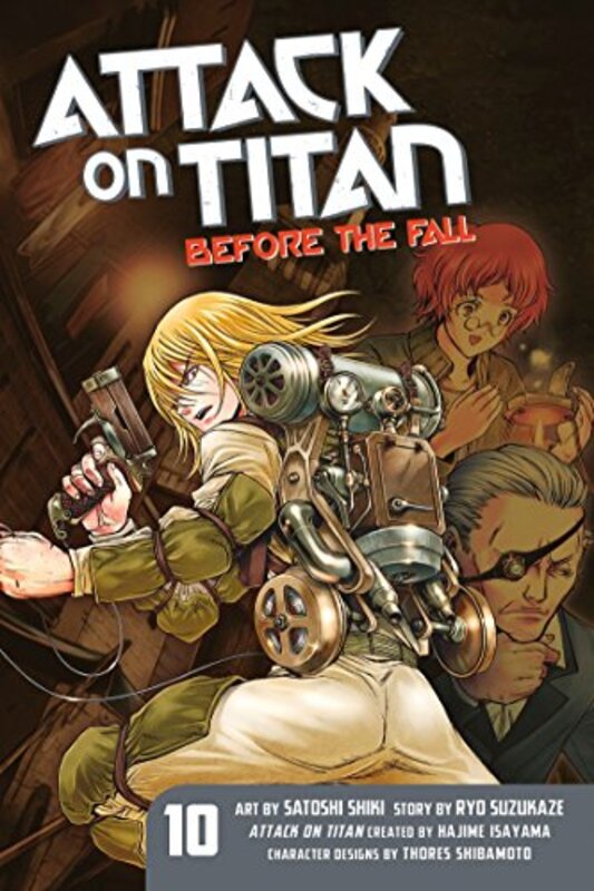 Attack On Titan: Before The Fall 10,Paperback by Shiki, Satoshi - Suzukaze, Ryo