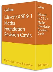 Edexcel GCSE 9-1 Maths Foundation Revision Cards: Ideal for home learning, 2023 and 2024 exams (Coll , Paperback by Collins GCSE