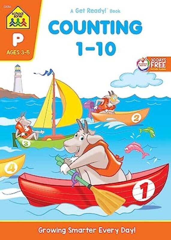 

School Zone Pre Counting 1-10 Wkbk , Paperback by School Zone